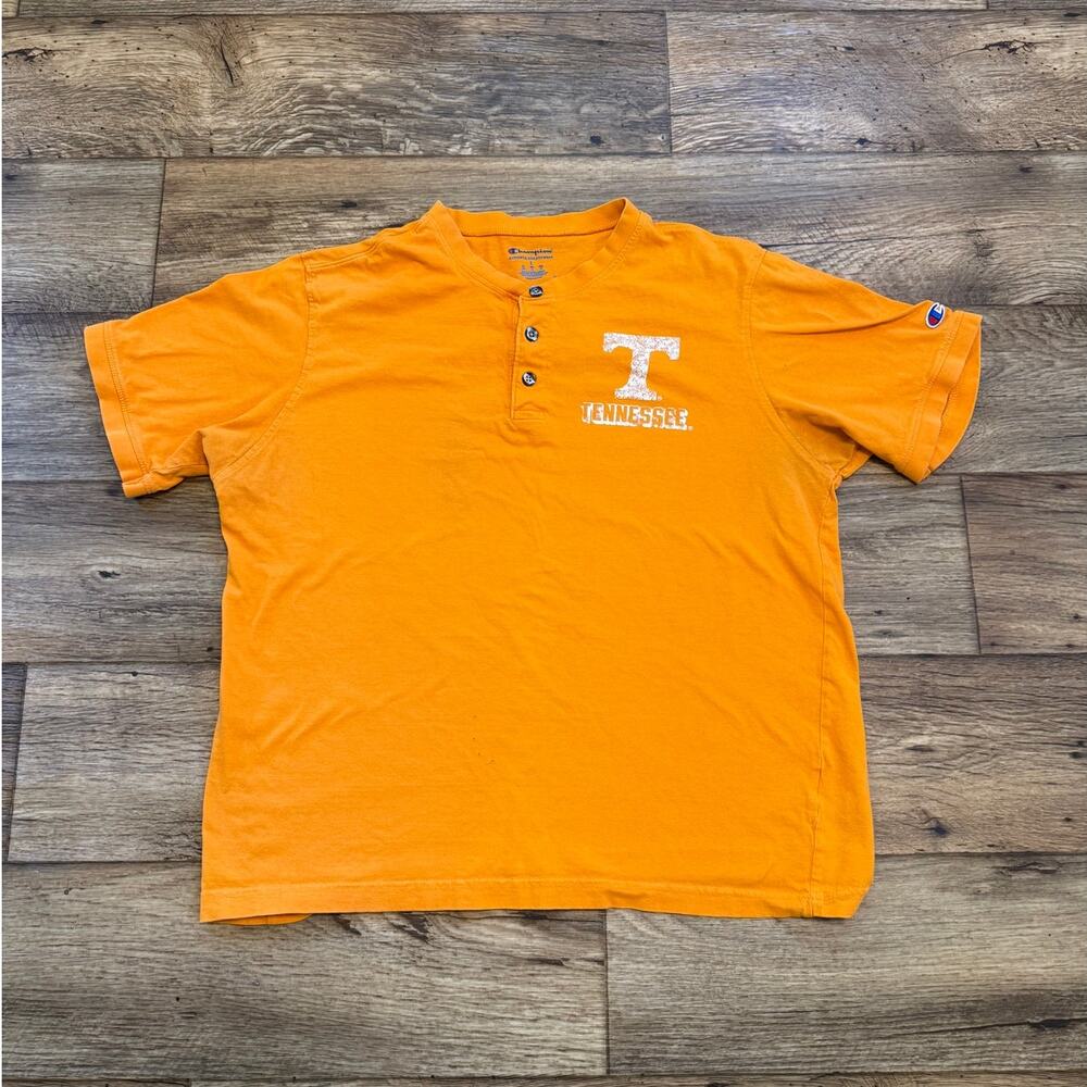Tennessee Volunteers Orange Champion Henley Tee Shirt